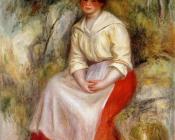 皮埃尔 奥古斯特 雷诺阿 : Gabrielle in a Straw Hat